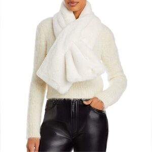 APPARIS faux fur scarf NWT